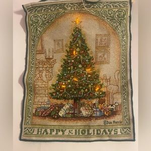 Dan Morris Tapestry Joy to the world Christmas.